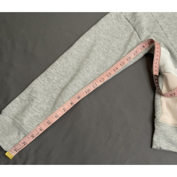 Reebok Sweater Womens Medium Gray Outdoors Sweatshirt Logo - Picture 11 of 11